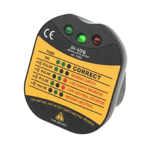 UK 13A Plug-in Socket Tester