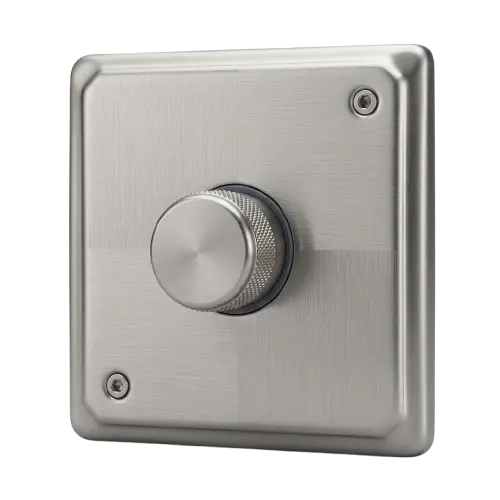 UK Chrome Trailing Edge Dimmer Switch